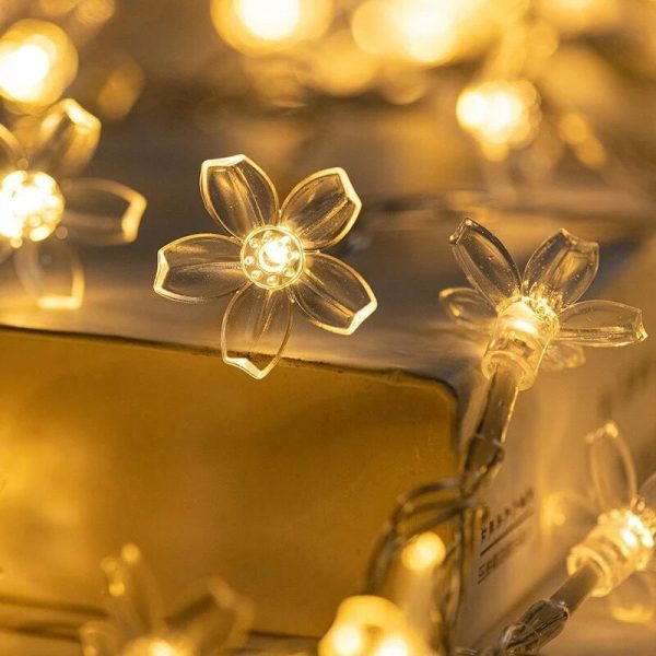 LED solar light string Christmas outdoor camping lights